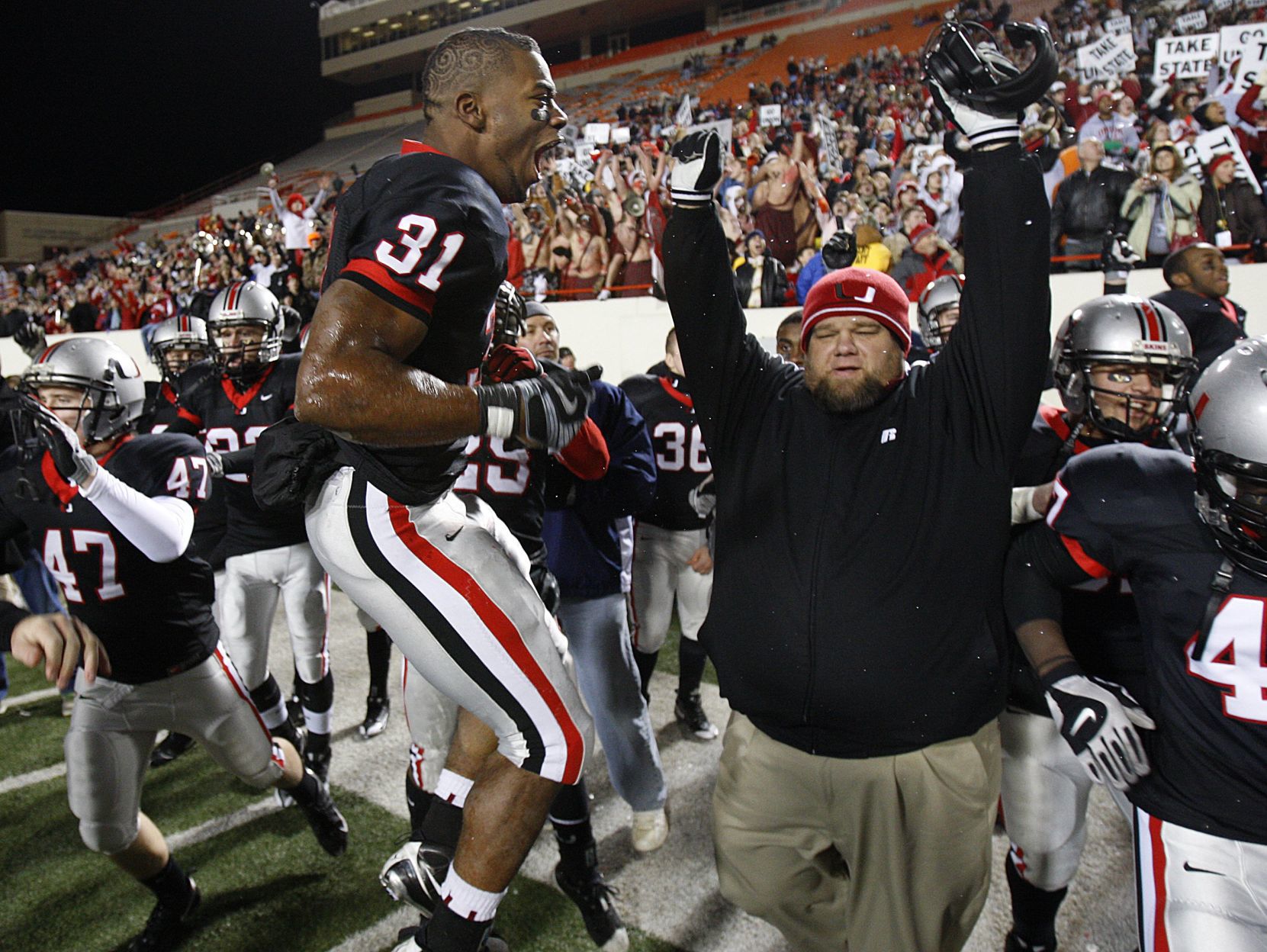Dec. 5, 2008: Union 34, Jenks 20 (6A championship)